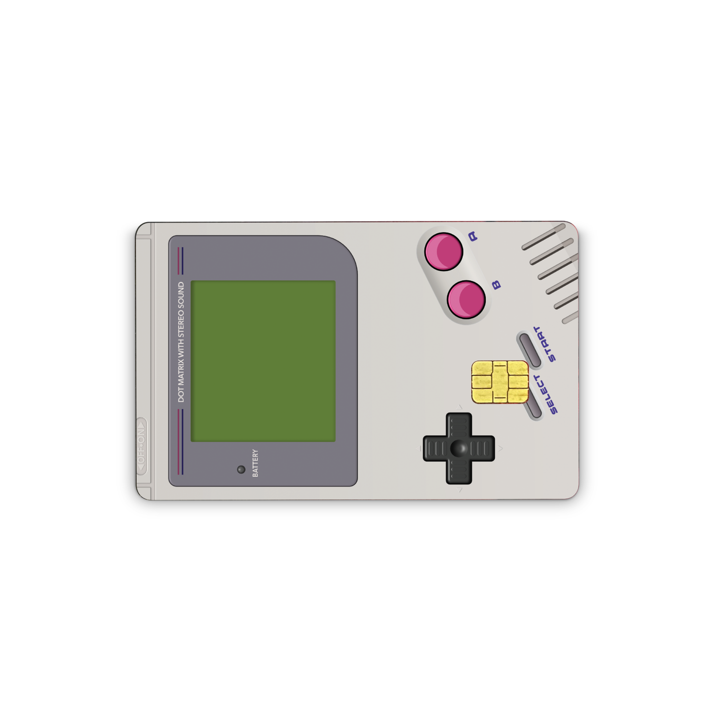Credit Card Sticker Vinyl Skins Classic Game Boy- 6Mill Premium Grade Vinyl, Easy Installation, Water & Fade Resistant