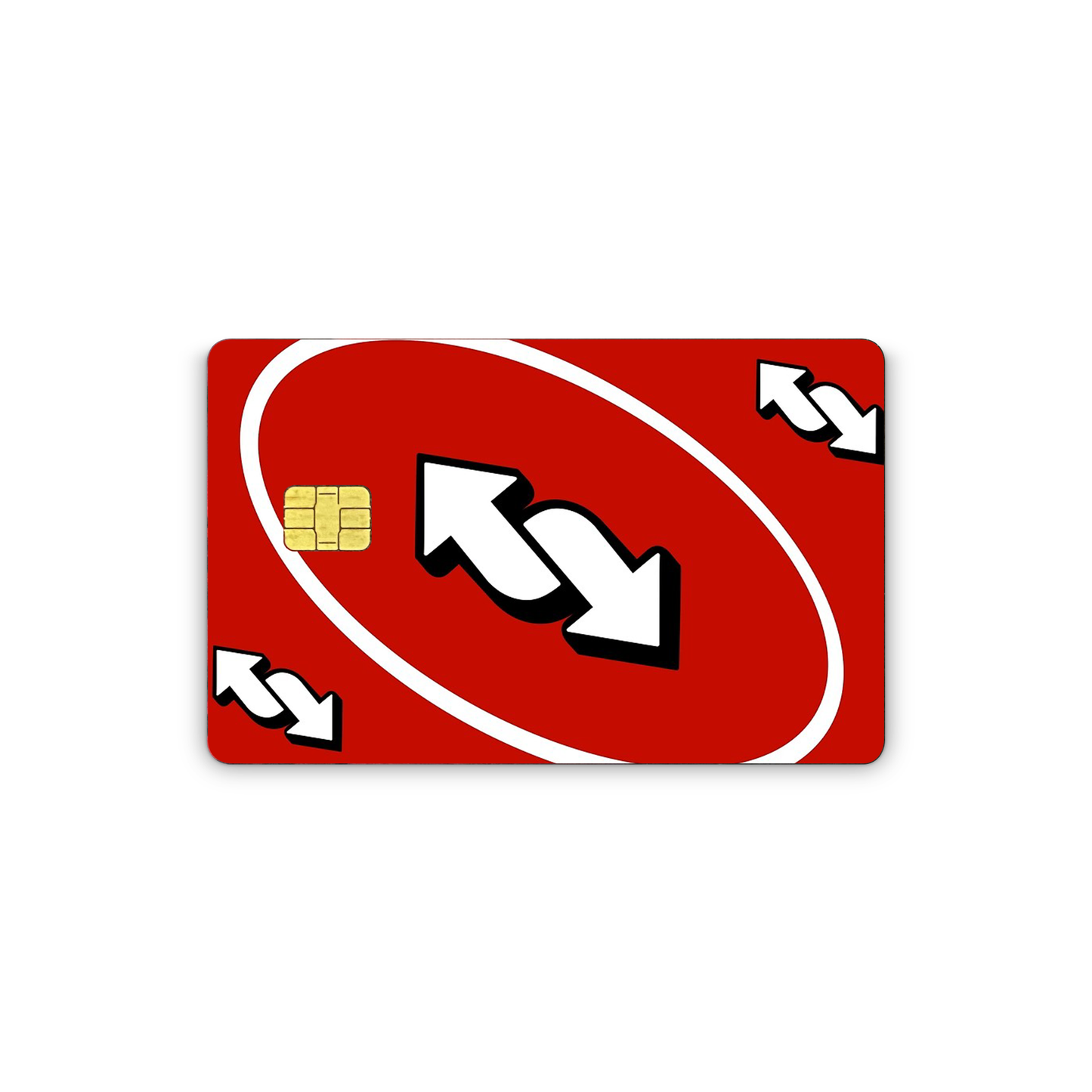 Credit Card Vinyl Skins Red Uno Card