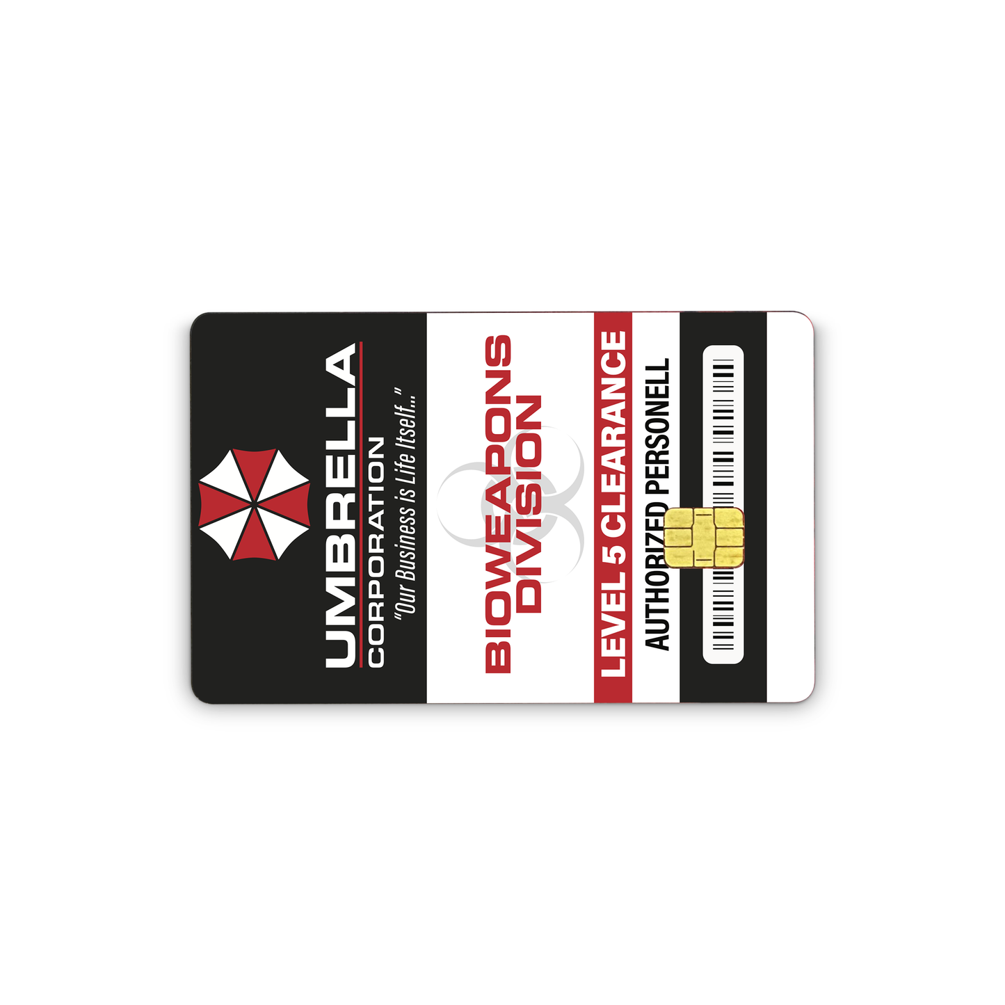 Credit Card Skins for Transportation Key, Debit, Credit Card Covering Personalizing Bank Card Slim, Waterproof Vinyl Skins Umbrella Corporation