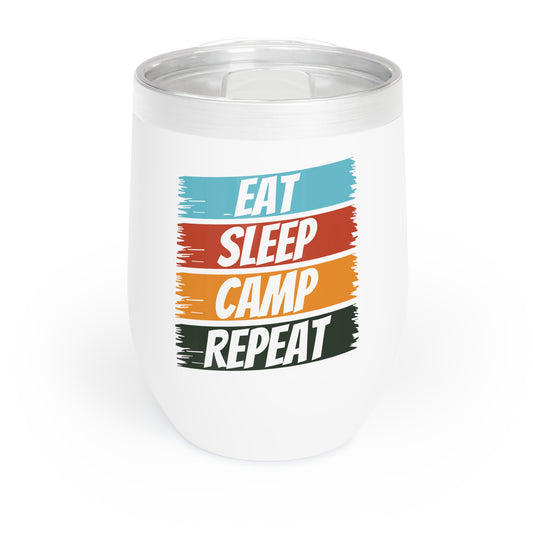 Chill Tumbler Eat Sleep Camp Repeat