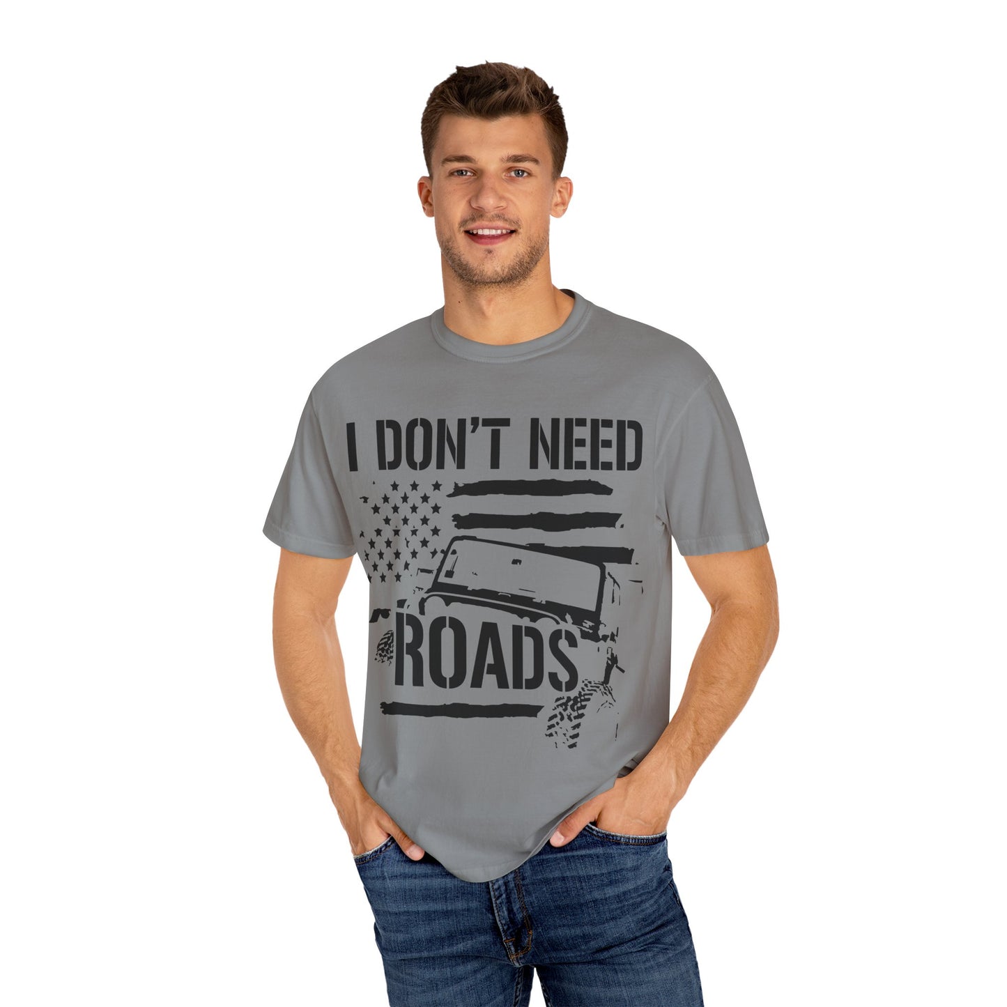 Adventure-Ready - 'I Don't Need Roads' T-Shirt