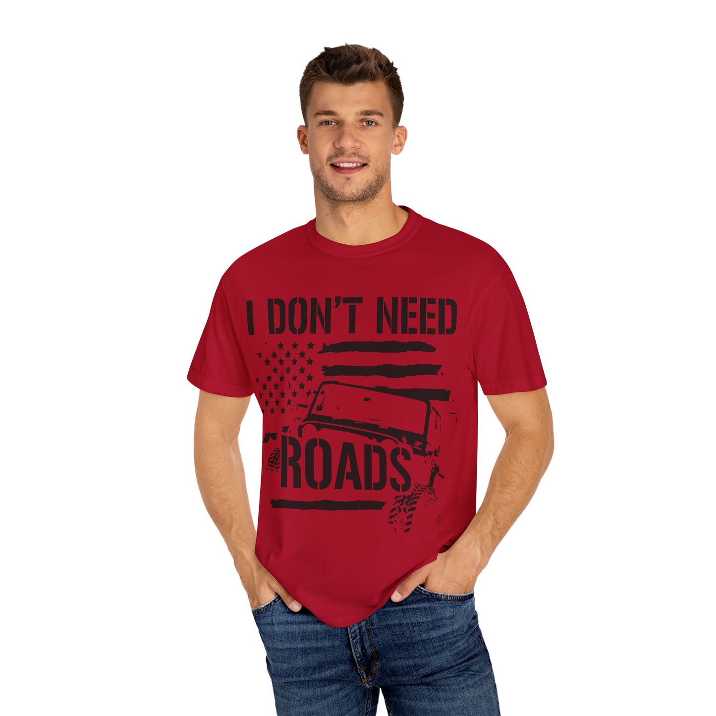 Adventure-Ready - 'I Don't Need Roads' T-Shirt