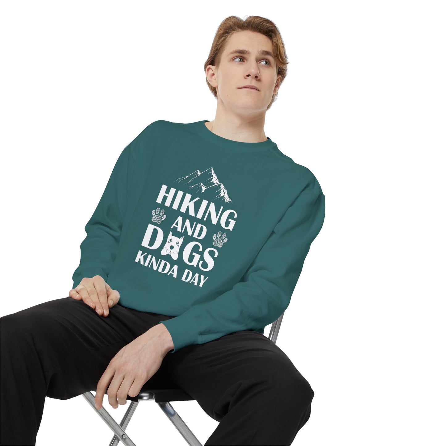 Hiking And Dogs Kinda Day Sweatshirt