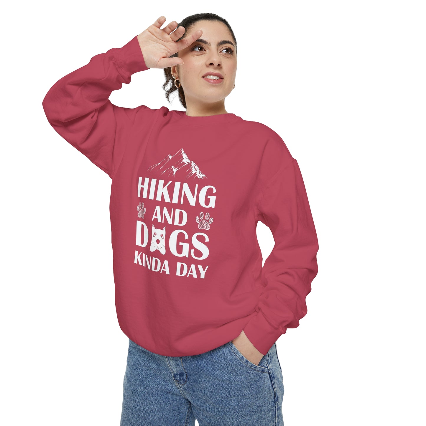 Hiking And Dogs Kinda Day Sweatshirt