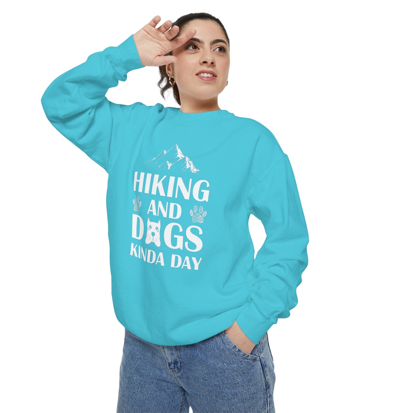 Hiking And Dogs Kinda Day Sweatshirt