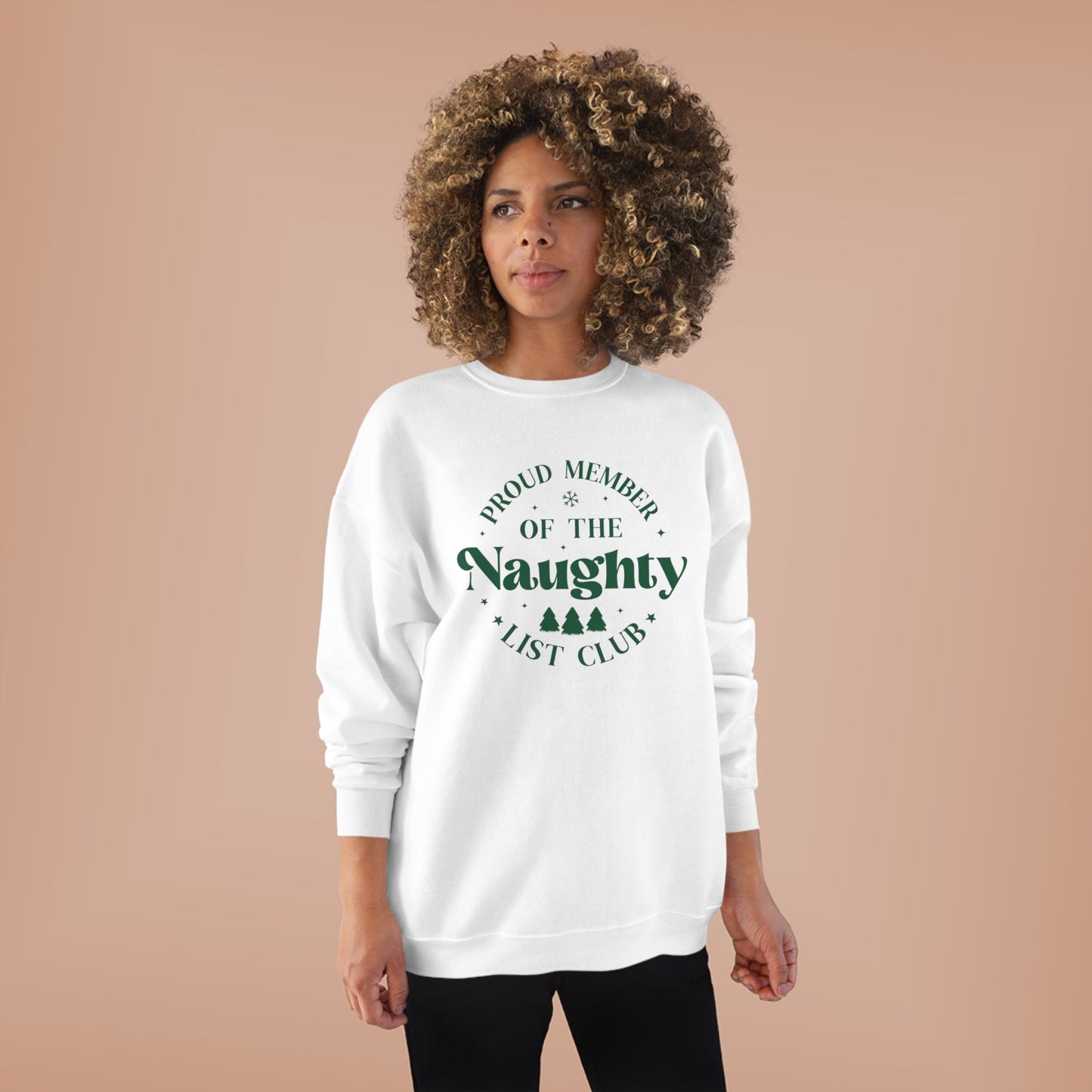 Proud Member Of The Naughty List Club Unisex EcoSmart® Crewneck Sweatshirt