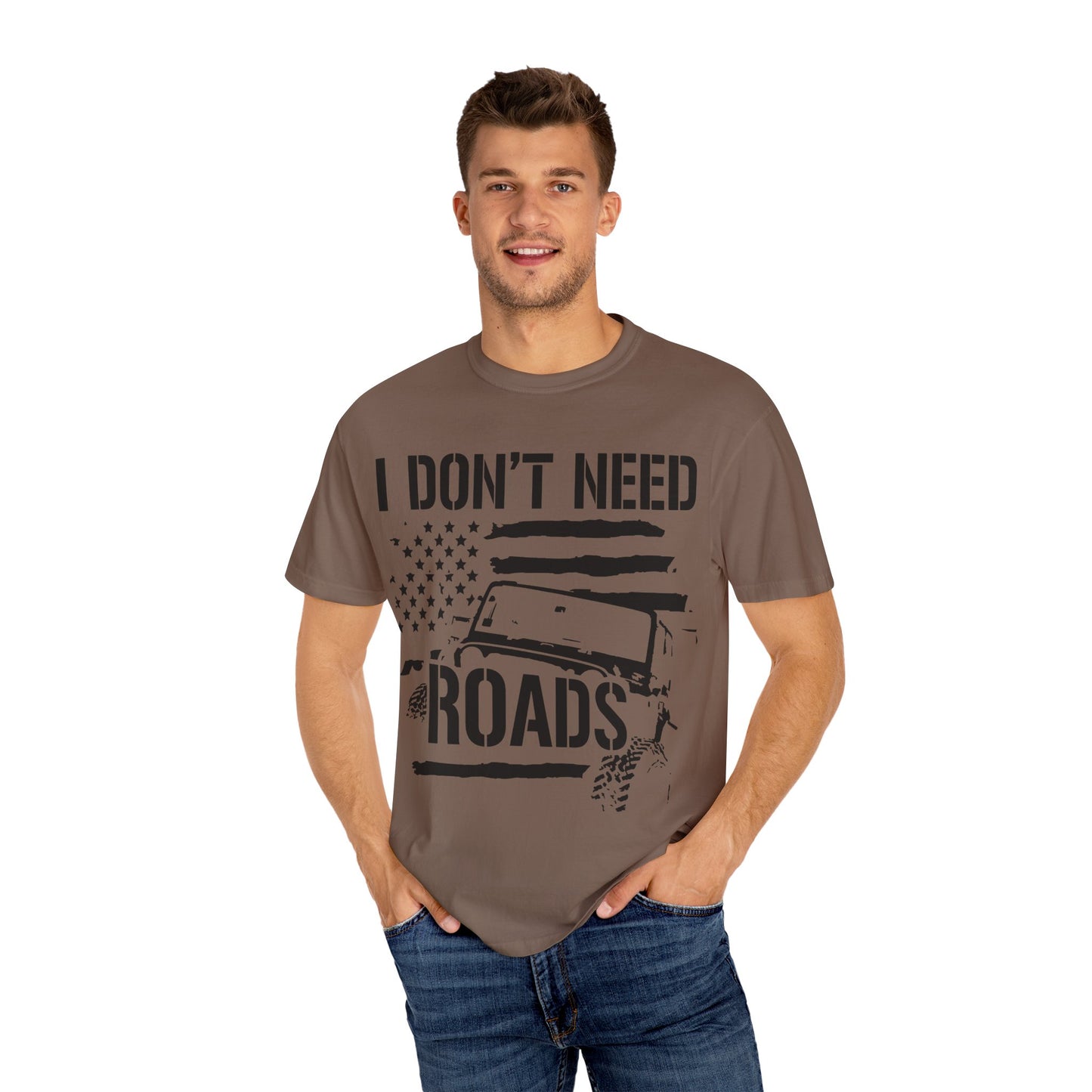 Adventure-Ready - 'I Don't Need Roads' T-Shirt