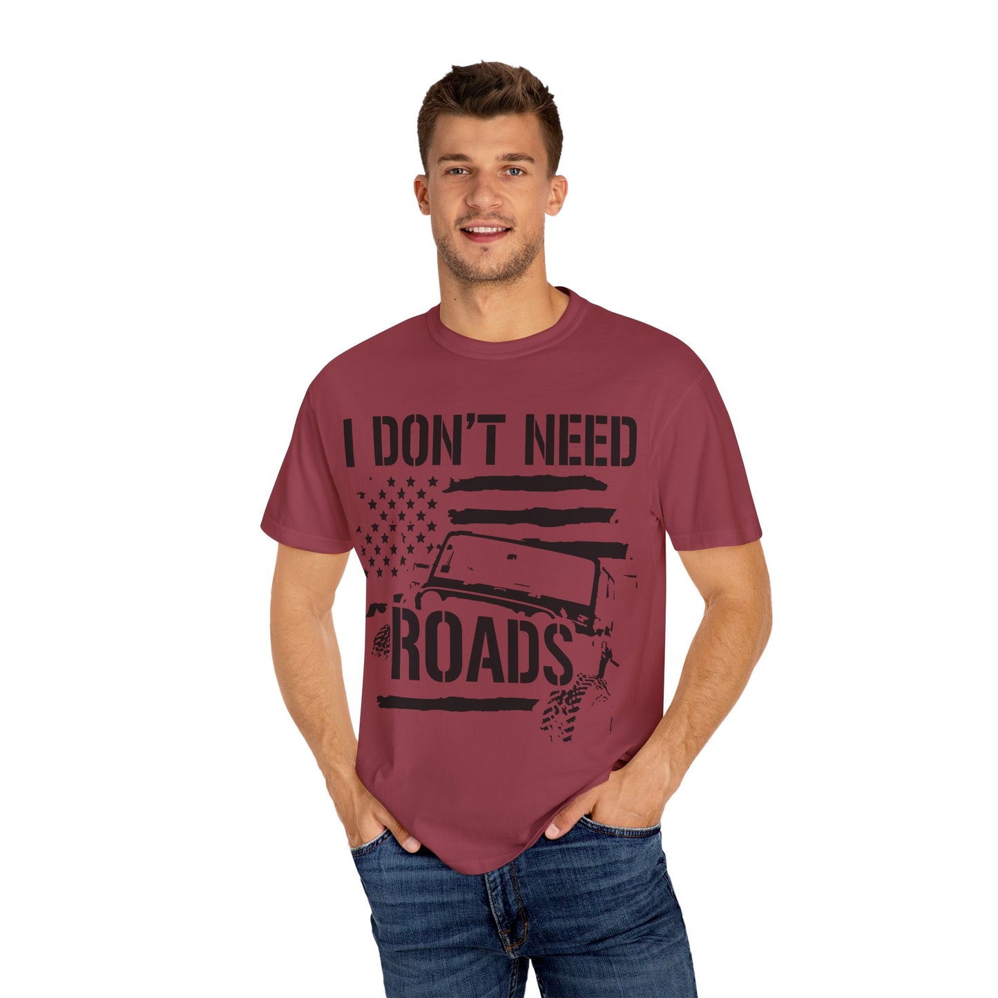 Adventure-Ready - 'I Don't Need Roads' T-Shirt