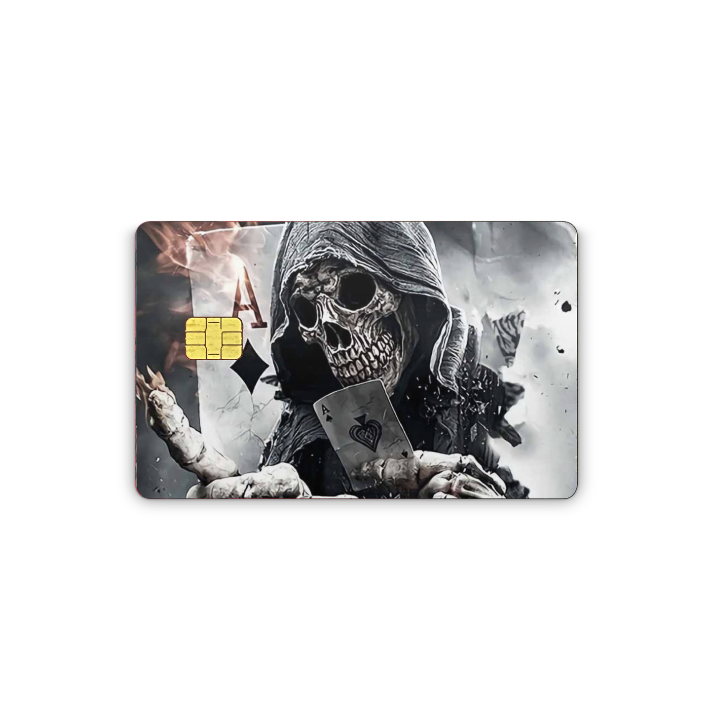 Credit Card Vinyl Skins Aces Skull