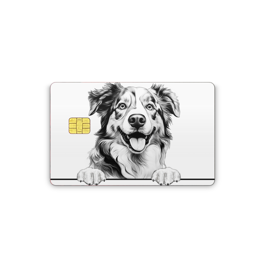 Credit Card Vinyl Skins Australian Shepherd