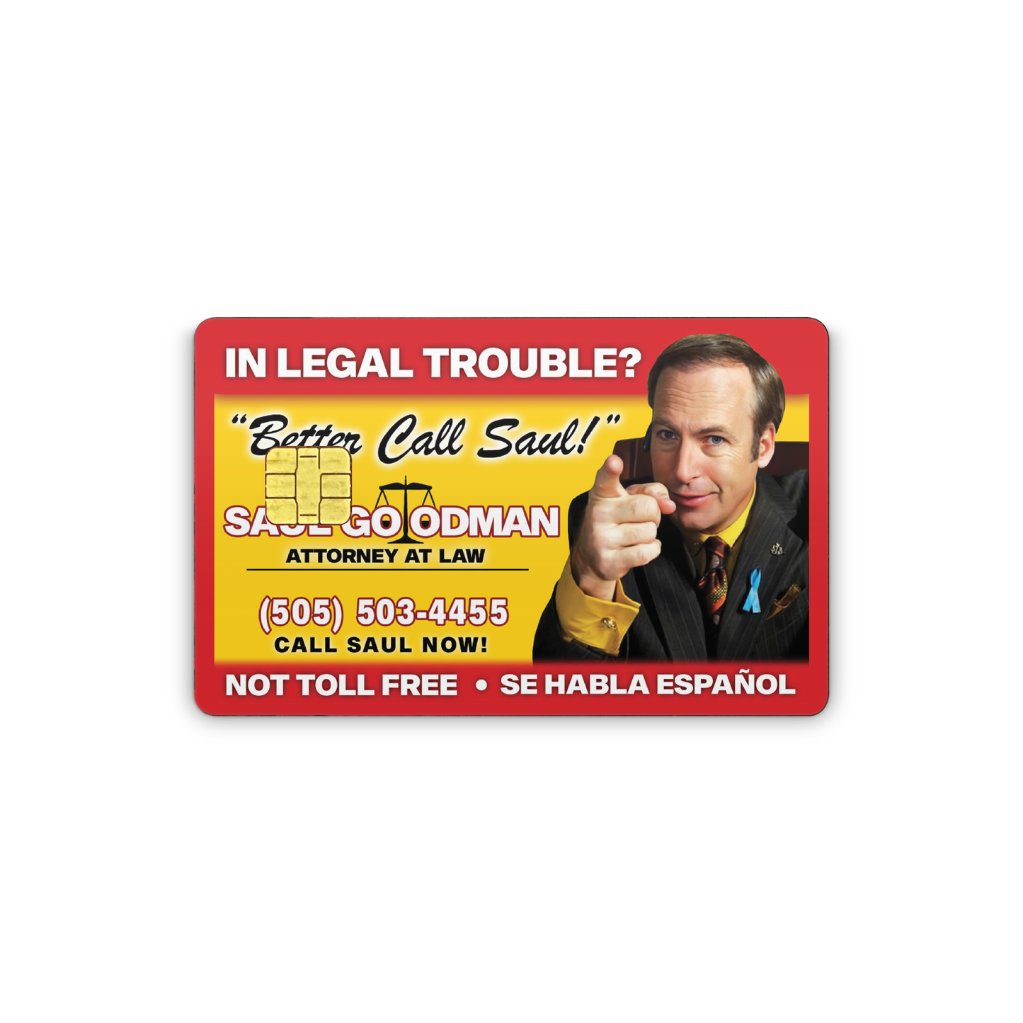 Credit Card Vinyl Skins Call Saul