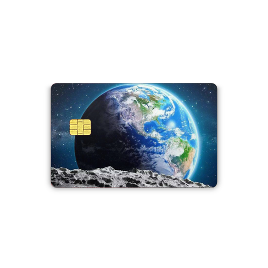 Credit Card Vinyl Skins Earth