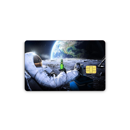 Credit Card Vinyl Skins Astronaut On The Moon