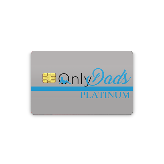 Only Dad's Credit Card Skins Vinyl Decal