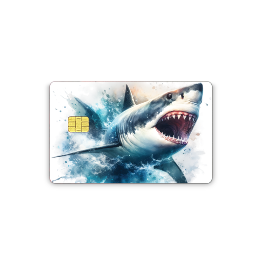 Credit Card Vinyl Skins Great White Shark