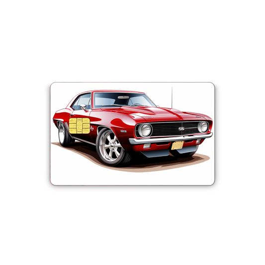 Credit Card Vinyl Skins American Muscle Car