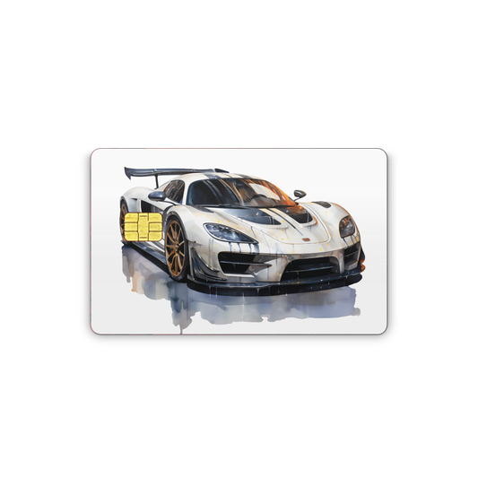 Credit Card Vinyl Skins Supercar