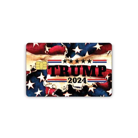 Credit Card Vinyl Skins Trump 2024