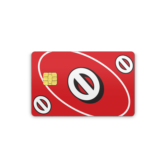 Credit Card Vinyl Skins Uno Card