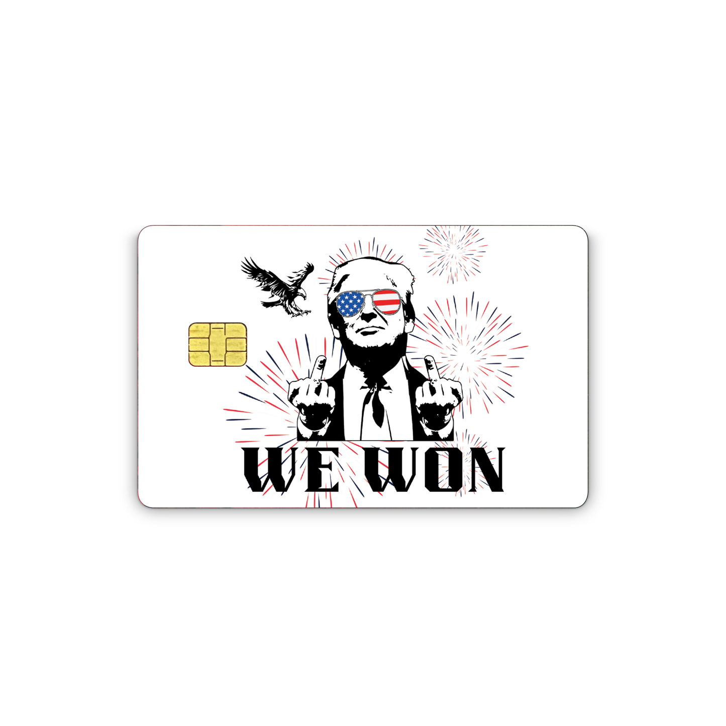 Credit Card Vinyl Skins Trump We Won