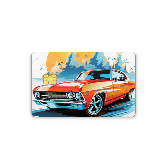 Credit Card Vinyl Skins American Muscle Car