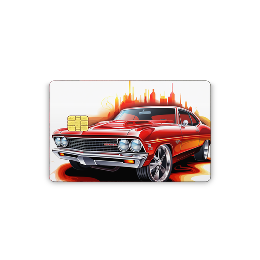 Credit Card Vinyl Skins American Muscle Car