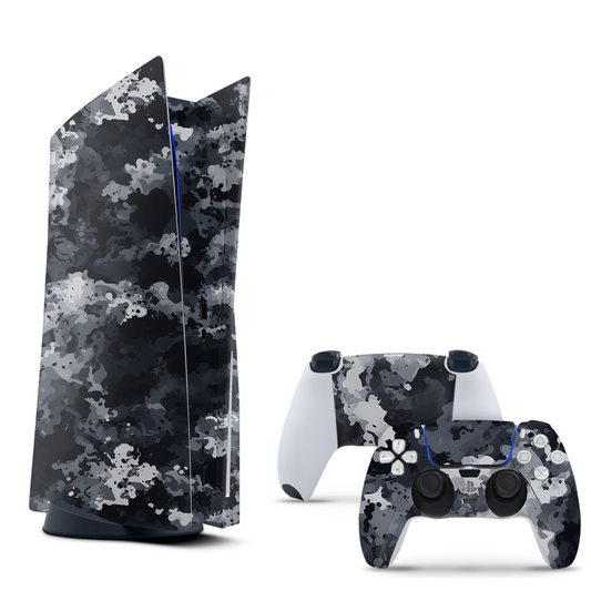 Vinyl Skins Dark Camo Compatible with PS5