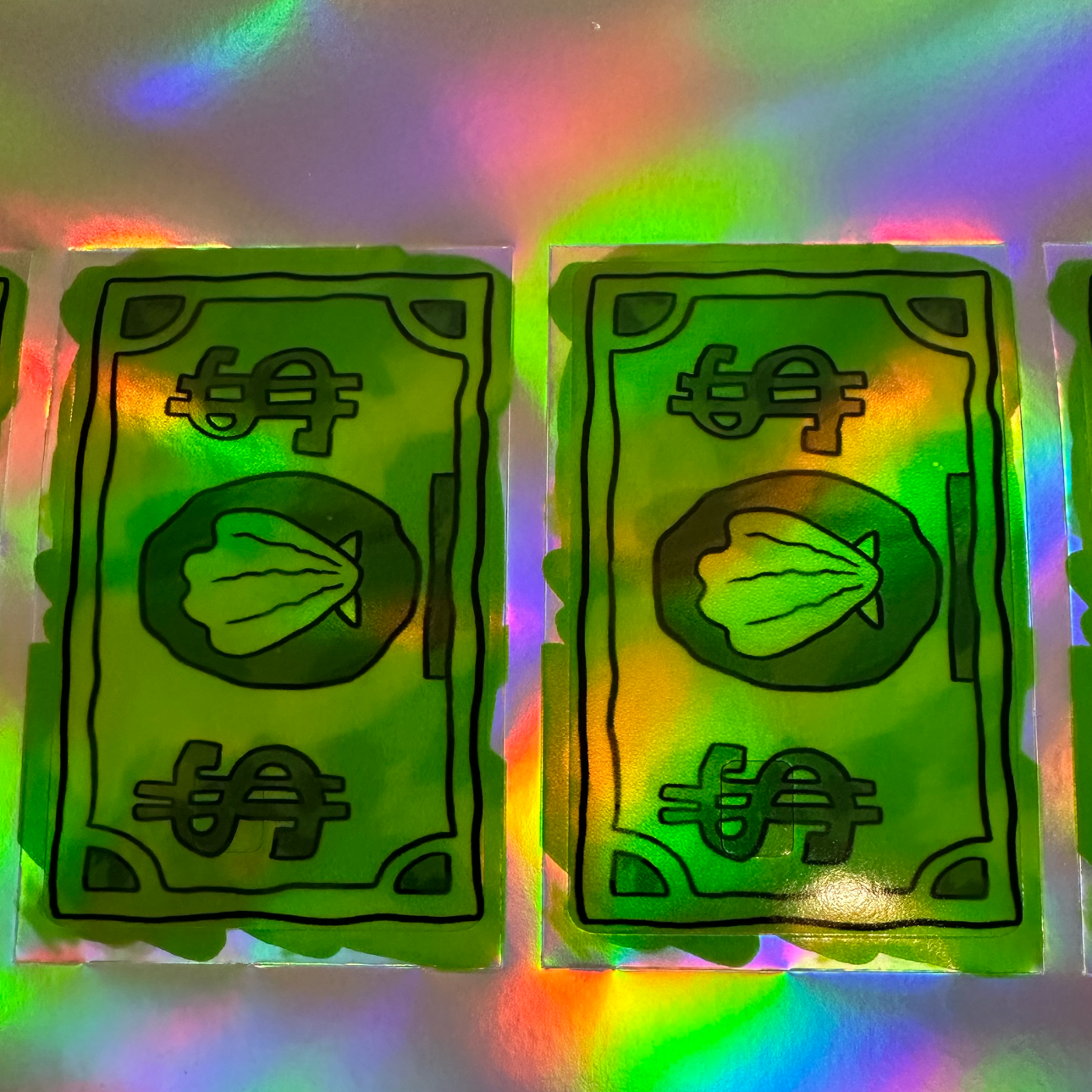 Sea Bucks Credit Card Vinyl Skins Holographic