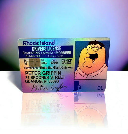 Credit Card Vinyl Skins Peter Holographic Decal