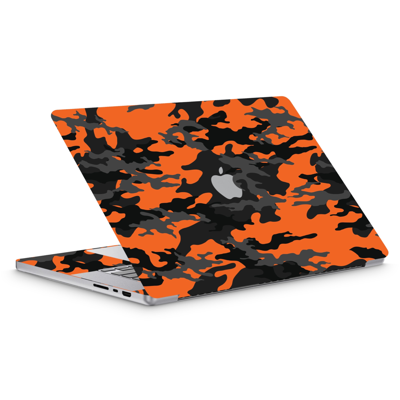 Orange Camouflage Vinyl Skins Compatible with MacBook Pro