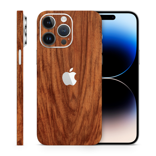 Dark Hardwood Vinyl Skins Compatible With Iphone