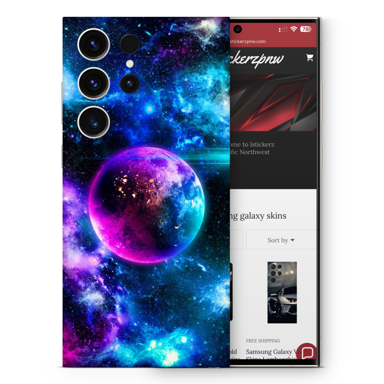 Samsung Galaxy Vinyl Skins Galaxy