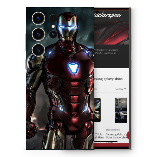 Samsung Galaxy Vinyl Skins Iron-Man