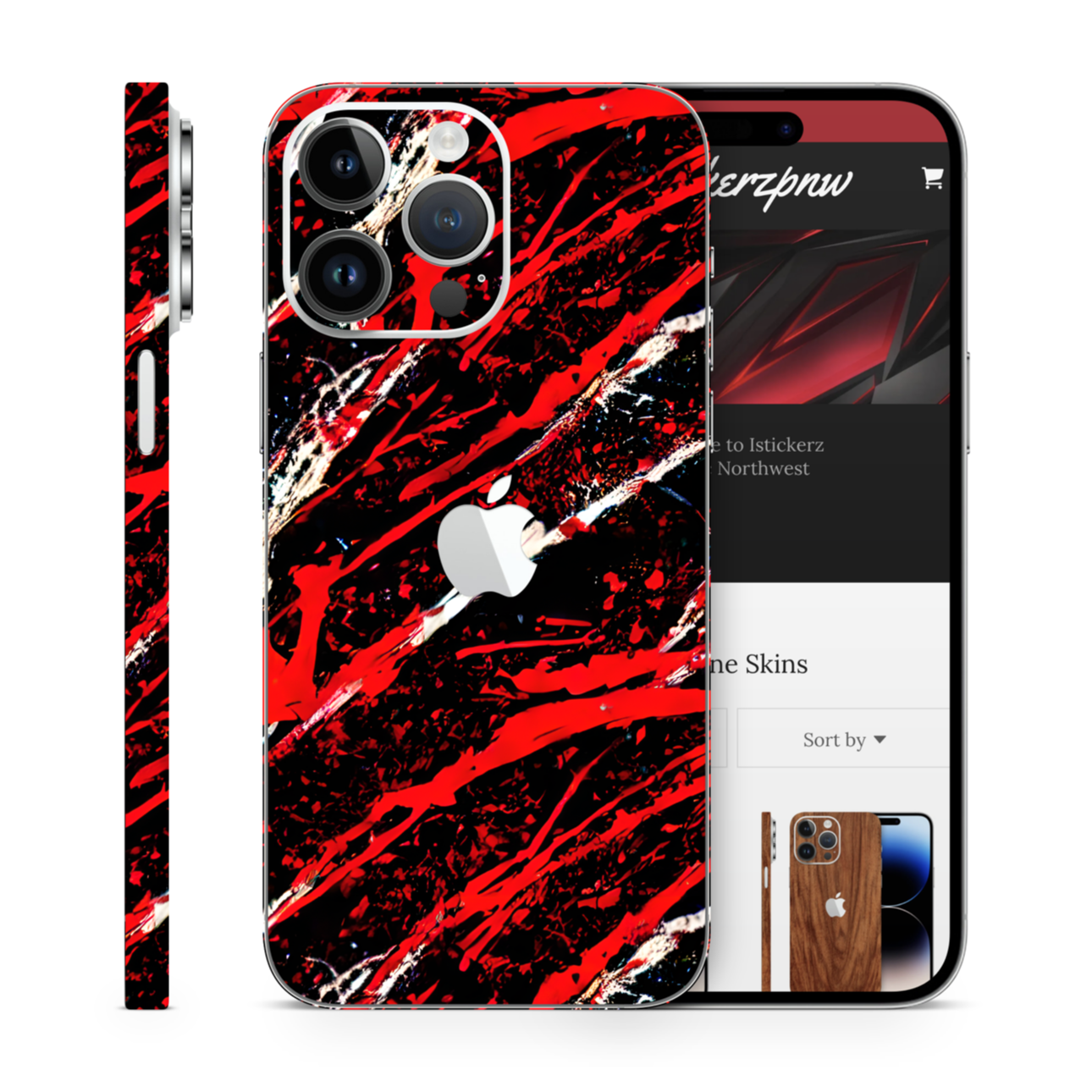 Graffiti Paint Splatter Vinyl Skins Compatible With Iphone