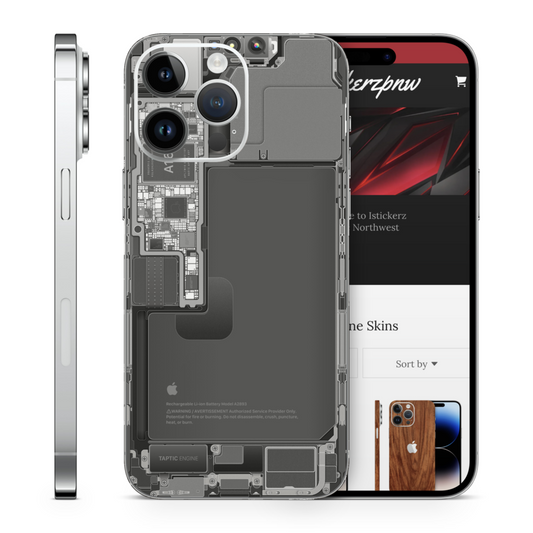 Transparent Back Vinyl Skins Compatible With Iphone