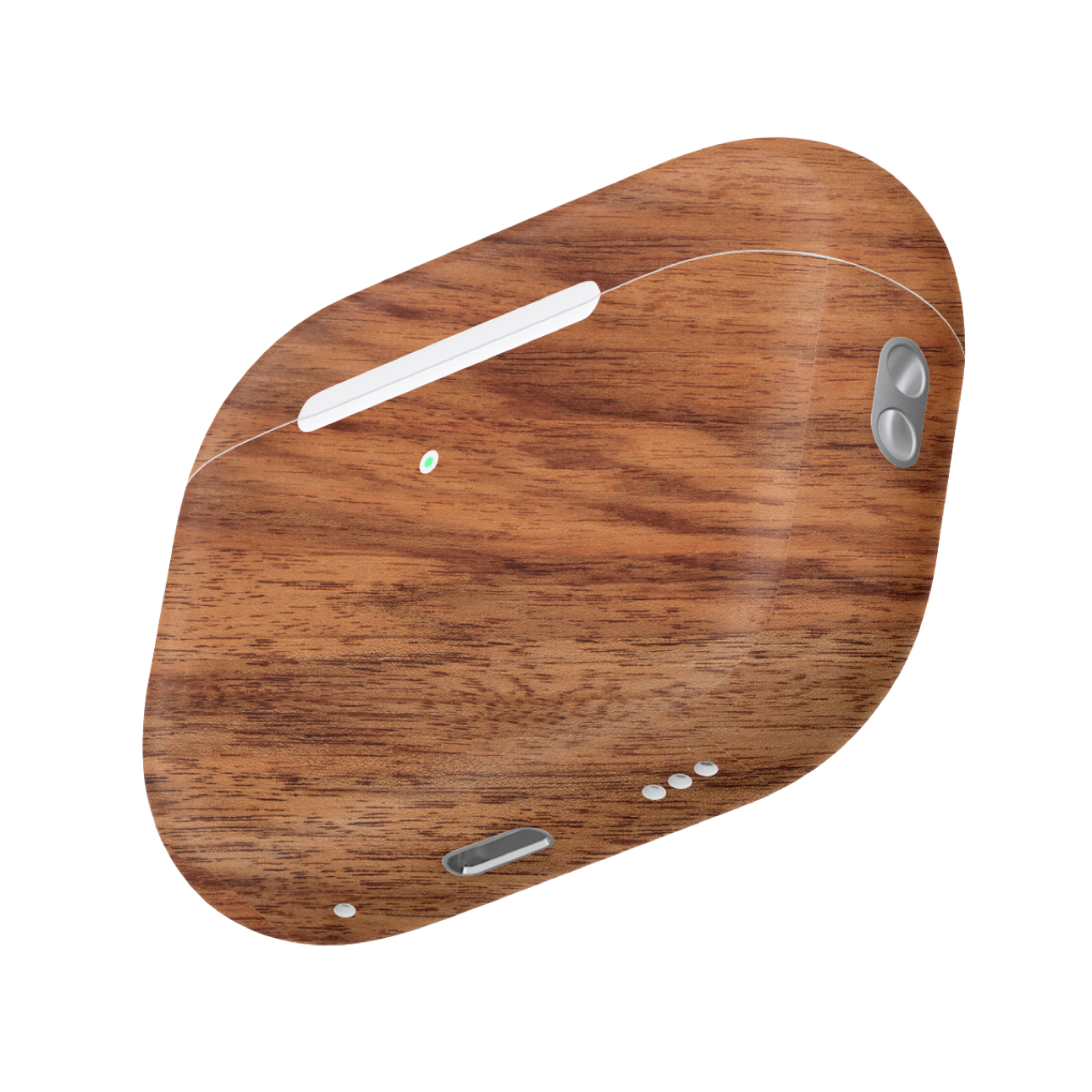 Apple AirPod Pro 2 Vinyl Skins Dark Hardwood