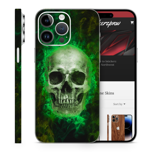 Skull Vinyl Skins Compatible With Iphone