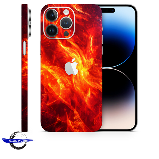 Fire Vinyl Skins Compatible With Iphone