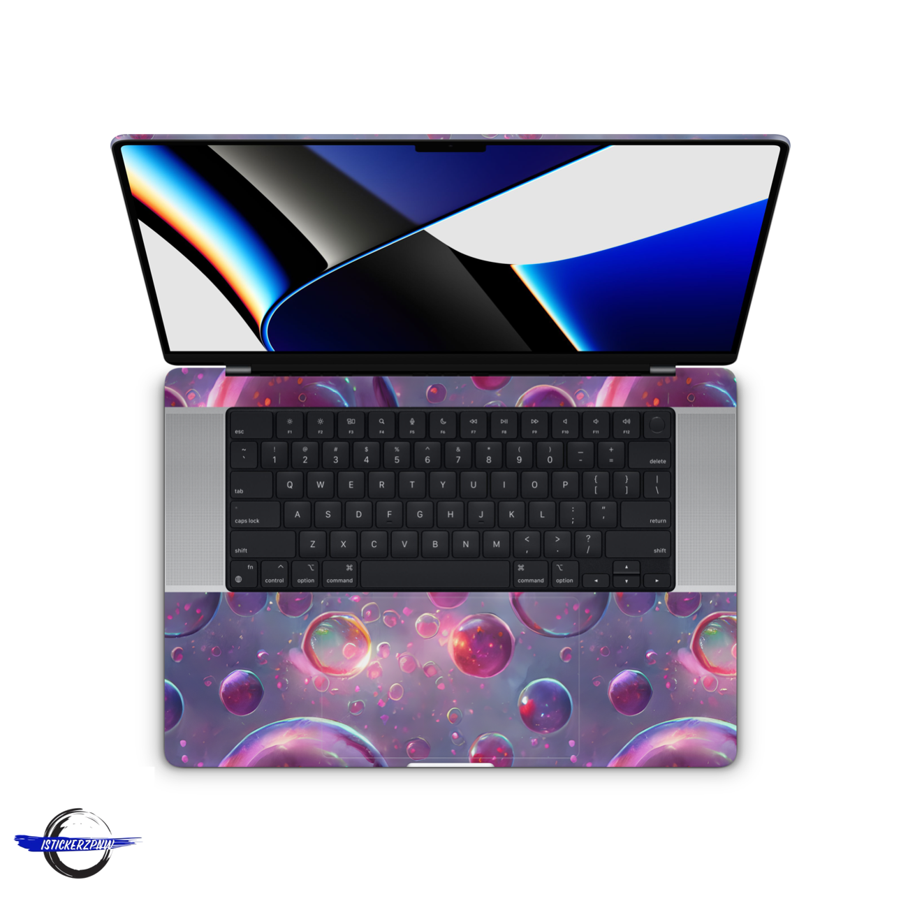 Bubbles Vinyl Wrap Skins Compatible with MacBook Pro