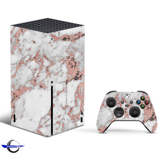 Rose Gold Marble PS5 Controller Skin