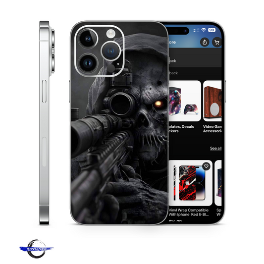 Ghost COD Vinyl Skins Compatible With Iphone