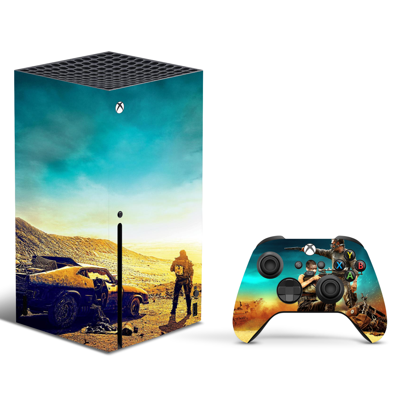 Vinyl Wrap Skin Mad Max Compatible with X-Box Series X +2 Controller Skins