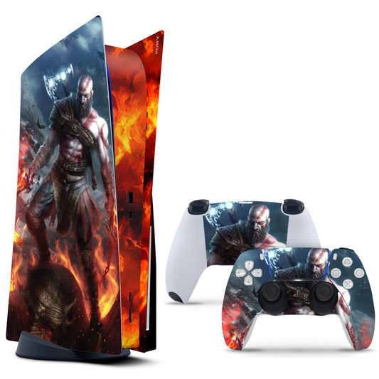 Vinyl Skins God Of War Compatible with PS5