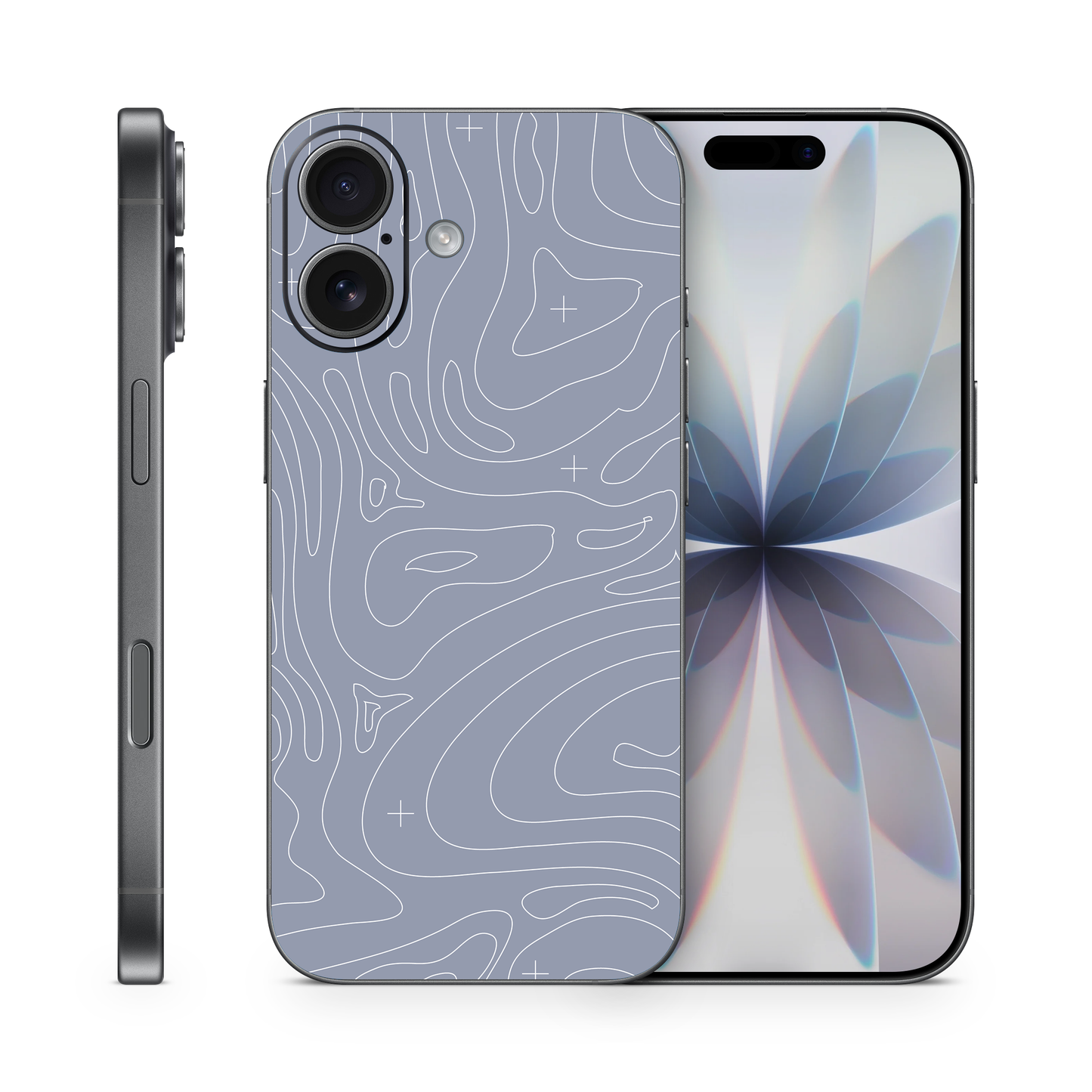 Topographic Phone Skins Compatible With Iphone