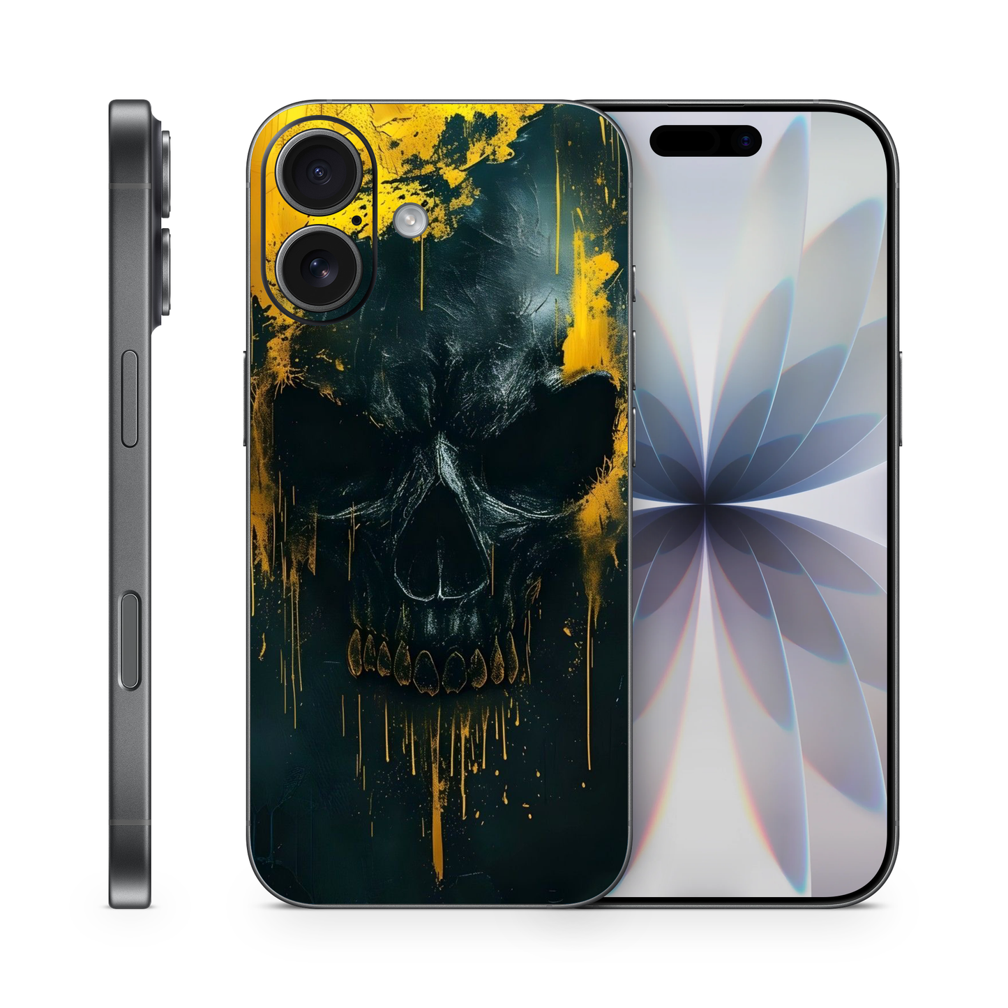 Dark Skull Phone Skins Compatible With Iphone