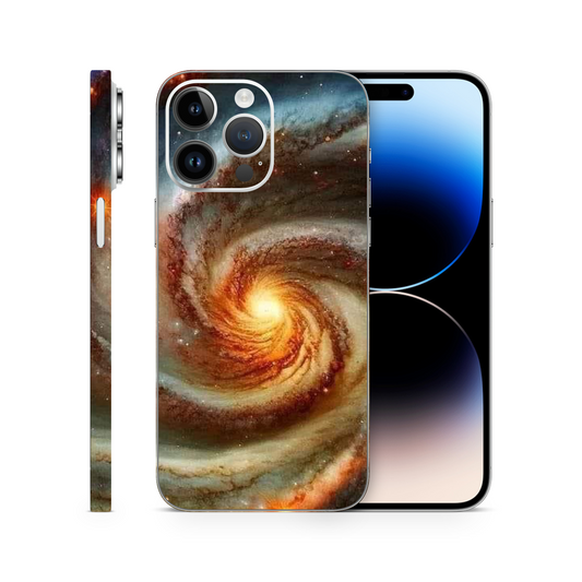 Galaxy Vinyl Skins Compatible With Iphone