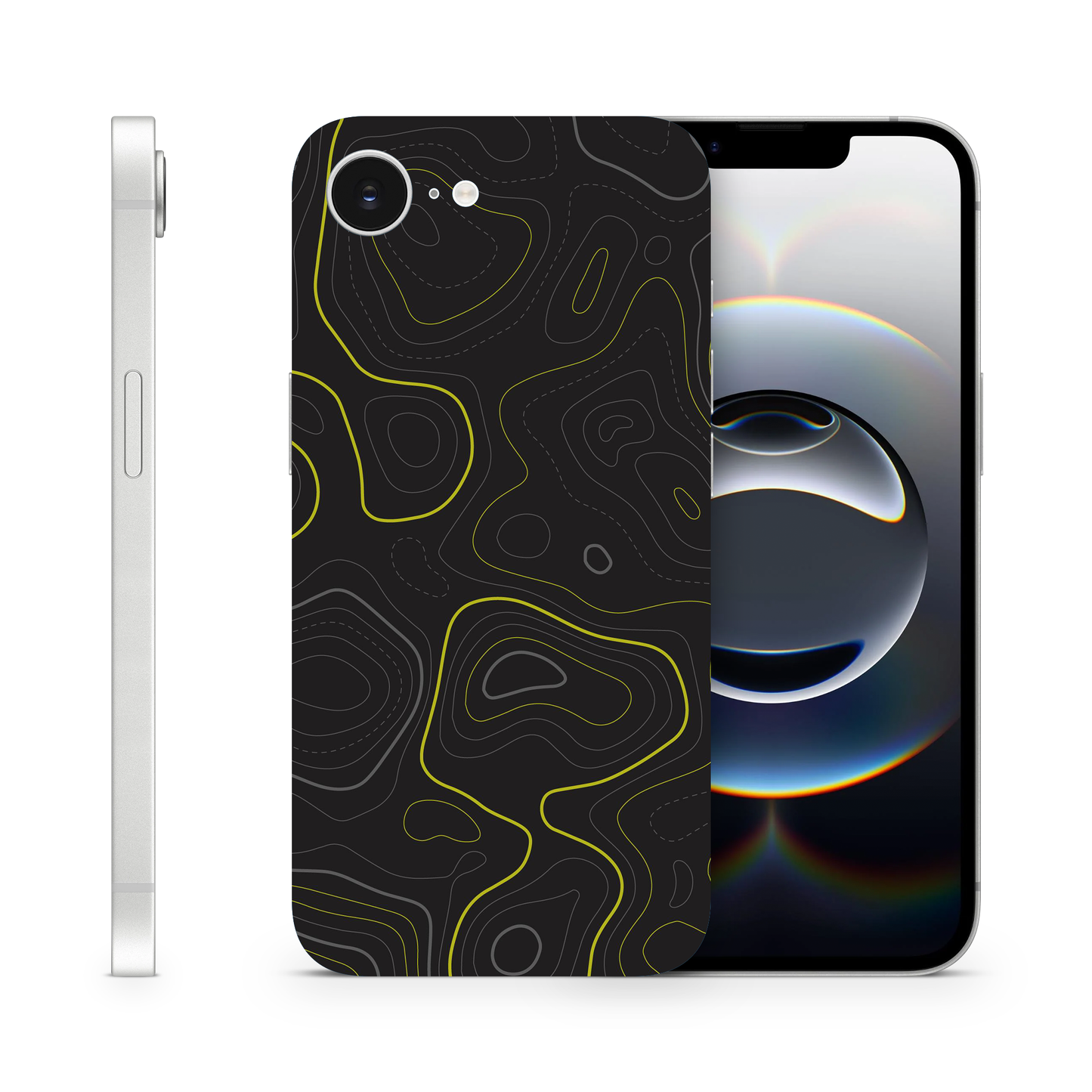 Topographic Phone Skins Compatible With Iphone