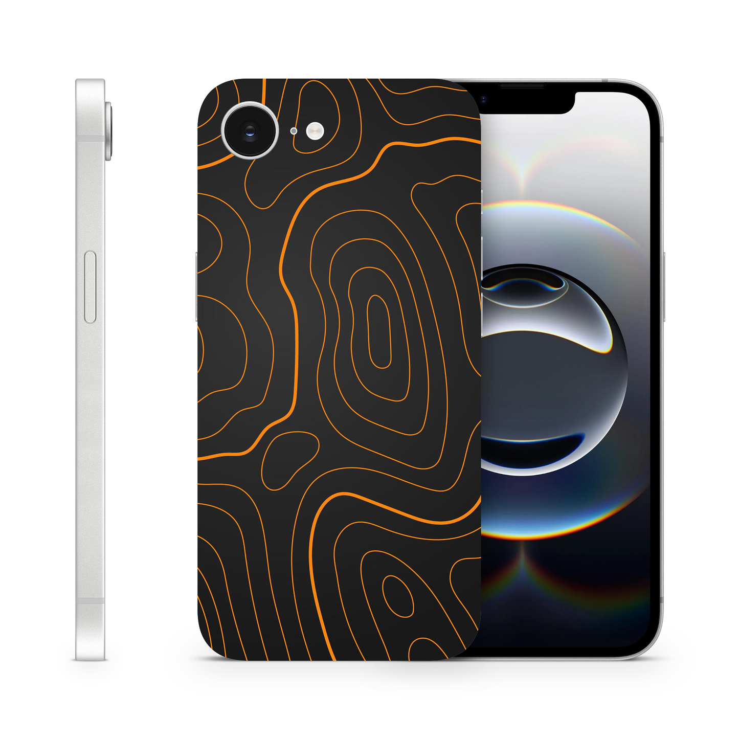Topographic Phone Skins Compatible With Iphone