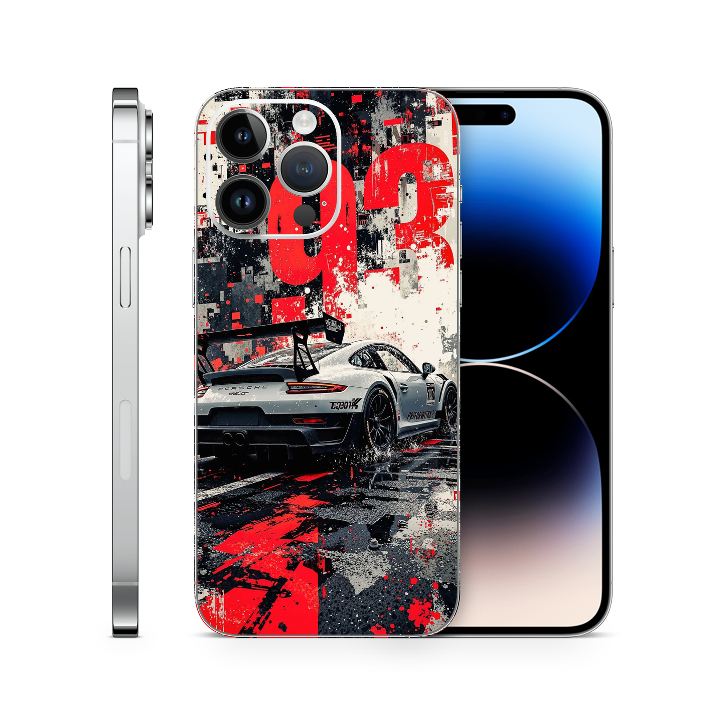 Auto Racing Phone Skins Compatible With Iphone