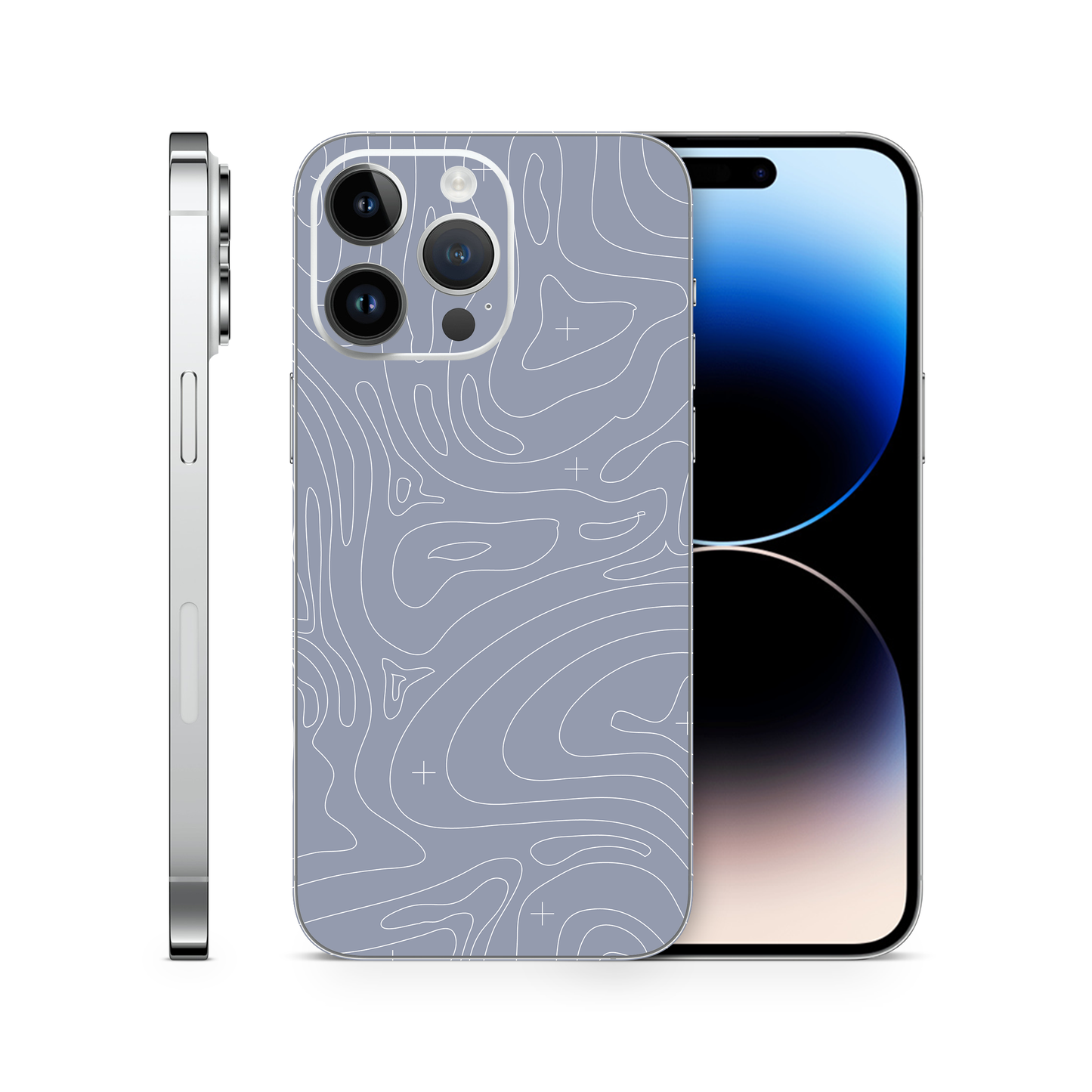 Topographic Phone Skins Compatible With Iphone
